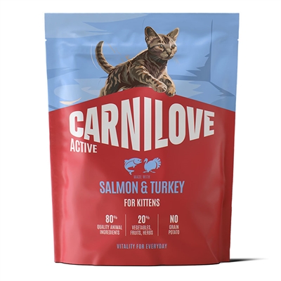 Carnilove Active Kattungefoder med Lax & Kalkon 400g